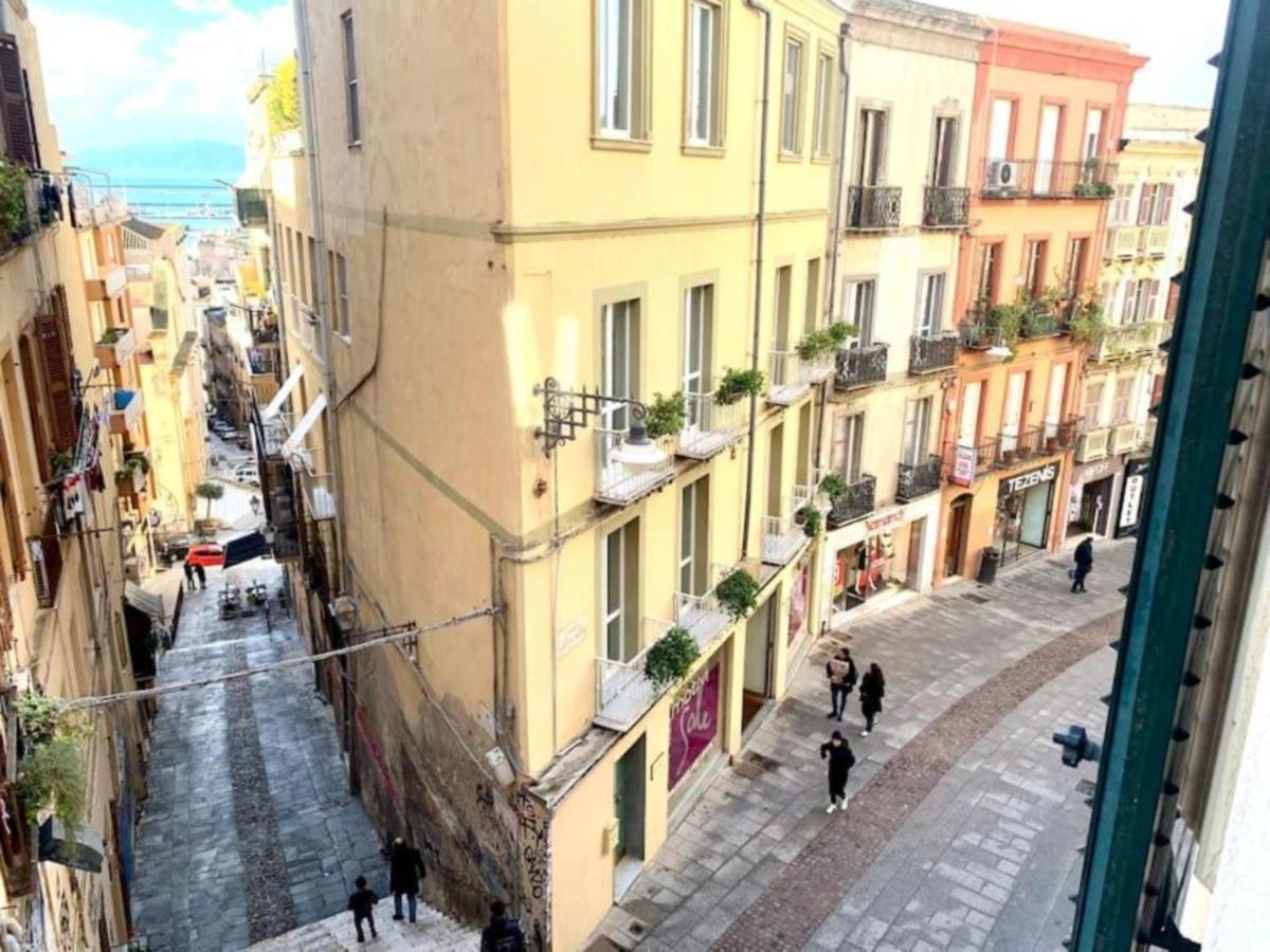 Panorama Di Mare Suite Via Cima Cagliari Centro Kültér fotó