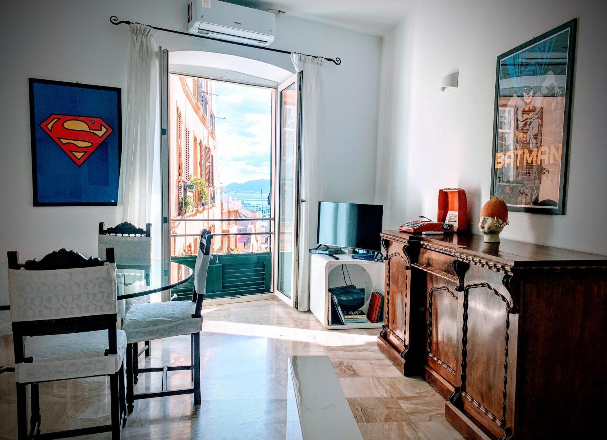 Panorama Di Mare Suite Via Cima Cagliari Centro Kültér fotó